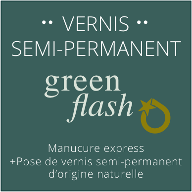 vernis à ongles semi-permanent naturel GREEN FLASH Manucurist